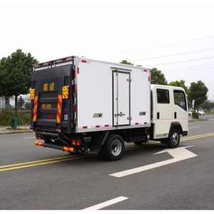 Camión Refrigerado Diésel Nuevo de Exportación Más Vendido, Manual, Sinotruk, Doble Cabina, Dirección Izquierda/Derecha para Transporte de Alimentos Congelados - Product Image 4