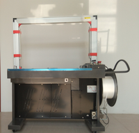 Machine d'emballage entièrement automatique pour la cerclage de cartons avec des courroies PP/PE de 5 mm, idéale pour la fixation de boîtes.