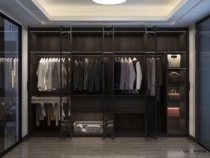 Tủ quần áo cao cấp đặt làm riêng với cửa, phong cách hiện đại châu Âu, chất liệu gỗ vân tự nhiên, tủ quần áo phòng ngủ - Product Image 3