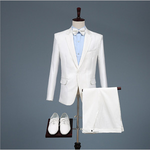 <span class=keywords><strong>2022</strong></span> primavera nuevos hombres de un solo pecho frente plano Slim Fit de tres piezas de negocios profesional traje Formal <span class=keywords><strong>novio</strong></span> estilo coreano - Product Image 6