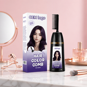Tinta per <span class=keywords><strong>Capelli</strong></span> e Barba alle Erbe Nutriente Grigio Scuro, Protegge il Cuoio Capelluto Durante la <span class=keywords><strong>Colorazione</strong></span> - Product Image 2