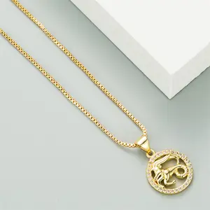 Libra Liefde God Pijl Hanger Ketting Mannen En Vrouwen Hip Hop Ketting Eenvoudige Trui Ketting Voor Vrouwen