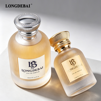 Flacon de parfum à sertir certifié CE 2026, 50 ml, 100 ml, en verre dépoli côtelé pour Eau de Parfum, avec bouchons en Zamac pour cosmétiques