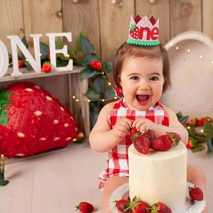 <b>1st</b> <b>Birthday</b> Crown <b>Hat</b> Baby Boy Girl Headband Number <b>Hats</b> Kids <b>Birthday</b> Baby Shower Party Decorations Anniversary Decor Caps - Product Image 3