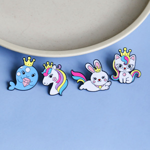 เข็มกลัดติดหมวกรูปสัตว์การ์ตูนกระเป๋าเข็มกลัดติดปกเสื้อรูปการ์ตูน - Product Image 2