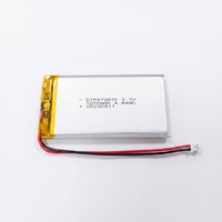 Baterai LiCoO2 Semi-solid State 3.7V Isi Ulang 1200mAh 500 Siklus Penggunaan Proteksi PCM + Kabel NTC Konektor OEM Terminal POS