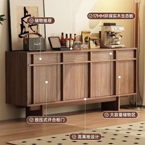 Solid Wood <b>Sideboard</b> 17Mm Eco Friendly <b>Storage</b> Cabinet With Drawers And Doors For Living Room Or Dining Area - Product Image 1