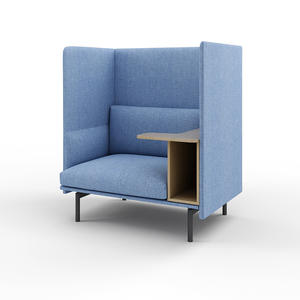 Salle d'attente de luxe salle de réunion canapé haute cloison arrière insonorisé salon de réception privée canapé de bureau - Product Image 4