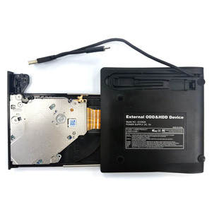 Unidad <span class=keywords><strong>de</strong></span> CD/DVD Externa USB 3.0+Tipo-C al por Mayor, Grabadora <span class=keywords><strong>de</strong></span> DVD Óptica Portátil para Computadora Portátil, PC <span class=keywords><strong>de</strong></span> Escritorio y Mac - Product Image 3