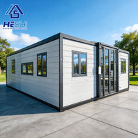 Maison conteneur préfabriquée extensible NBC Canada, homologuée pour la neige, résistante aux tremblements de terre de catégorie 8, 78 m², 40 pieds, 2, 3, 4 ou 5 chambres, maison moderne, bungalow