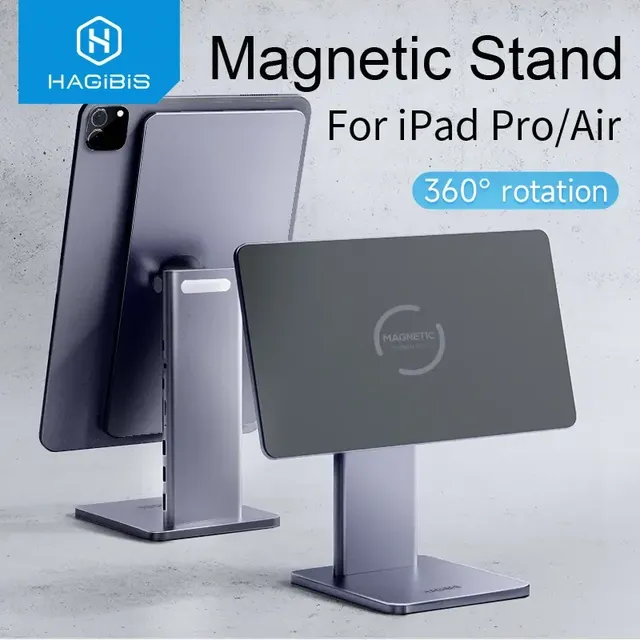 Hagibis Adjustable Magnetic Stand iPad Pro 12.9 3rd/4th/5th/6th 11 Air 10th Tablet Holder 10.9 Rotation Bracket Game Accessories