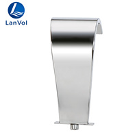 Mini cascade de piscine en acier inoxydable 304, W30xH15cm, fontaine pour piscine et spa, élément aquatique
