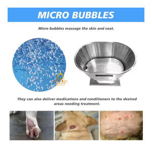EUR PET Cor Personalizada Luxo Aço Inoxidável Pet Dog Bathing Grooming Bath Tub Spa Bathing Produtos para mimar seu animal de estimação - Product Image 6