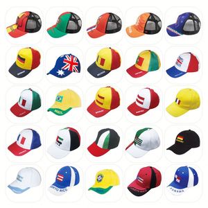 Gorras de Béisbol Personalizadas con Bandera Nacional 2026, Gorras Trucker de Malla para Equipos Nacionales, Gorras Ajustables con Cierre a Presión para Aficionados al Deporte - Product Image 1