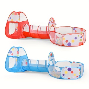 Tente de jeu pour enfants à pois, 3 pièces, pour l'extérieur, les bébés, les garçons, les filles, les princesses, château pop-up, tentes de jeu intérieures, maison de jeu pour enfants - Product Image 1