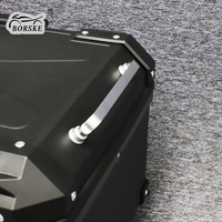 Borske moto coffre arrière bagages serrure supérieure mallette de rangement 60L grande taille PP plastique moto queue boîte