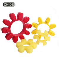 ZHIDE Vente Chaude En Caoutchouc Hexagonal Roue Plum Blossom Pad Fabrication En Gros Couplage Élastique Pad Joints