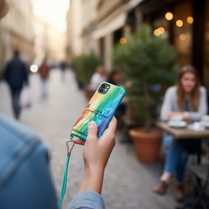 Funda para teléfono DAM con cordón para iPhone 11 Pro Max de 6,5 pulgadas, funda con correa de estilo original - Product Image 2