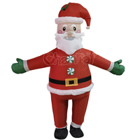 Père Noël gonflable de 6 pieds pour jardin, décoration extérieure de Noël pour adultes, personnage de dessin animé durable et imperméable
