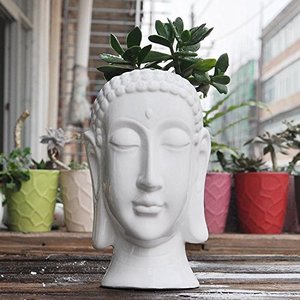 Tendenze urbano di Ceramica <span class=keywords><strong>Testa</strong></span> di Buddha <span class=keywords><strong>Vaso</strong></span> Per La Vendita - Product Image 2