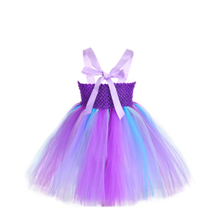 The Little Mermaid Tutu Dress Unicorn Princess Cosplay abiti da festa per neonato Starfish Toddler Mermaid Costume - Product Image 3