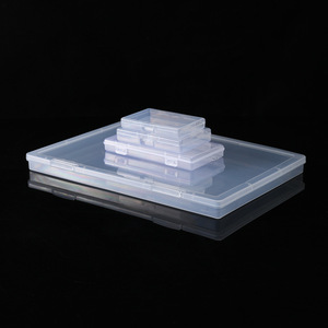 Transparent Plastic Storage Box Rectangle PP Material With Lid For Office Organizer Parts Tools Jewelry Stationery - Product Image 4