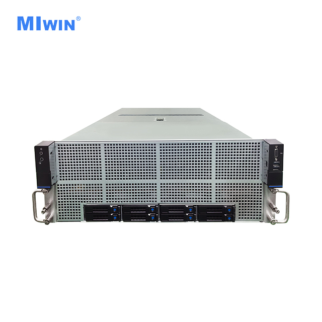 Custom 4U AI Server Brand New Two Int 4th/5th Xeon CPU  8-Card GPU 4090 Workstation 8 2.5-inch SATA HDD AI Computing Server