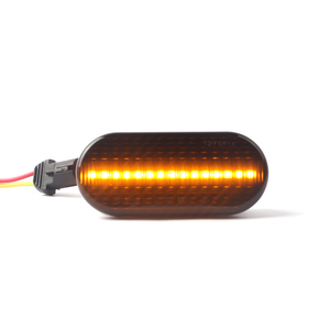 ไฟเลี้ยวข้าง LED แบบ Sequential Flow สำหรับโปโล กอล์ฟ 3 4 เลนส์รมดำ สีเหลืองอำพัน ไฟเลี้ยวแบบ Sequential - Product Image 6