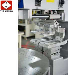 Intelligent 4-Station Single-Color Rotary <b>Disc</b> Pad Printing Machine - Product Image 3