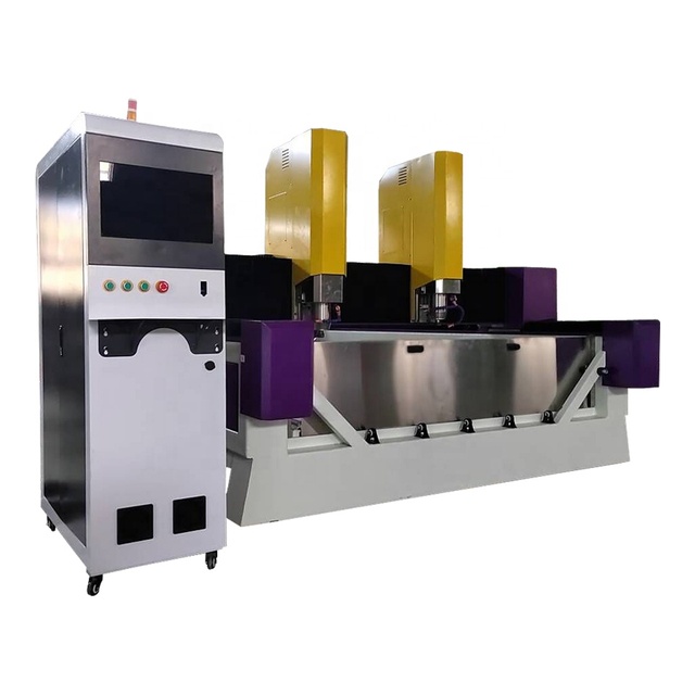 Stone Cnc Router With Water Sink Heavy Duty Marble Cutting Machine 3d Carving Machine With 5.5kw Waterproof Spindle Price