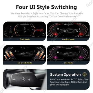 แผงหน้าปัดดิจิตอล LCD รถยนต์จอแสดงผลเสมือนจริงสำหรับ BMW BMW X5 E70 2006-2013 CCC CIC HEAD Unit Linux System - Product Image 4