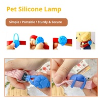Accessoires lumineux pour la marche nocturne, pendentif clignotant pour chien de compagnie