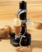 Wxl045 Nieuwe Elektrische Spiraal Fruit Aardappel Peeling Batterij Aangedreven Roestvrij Staal Automatische Appelschiller