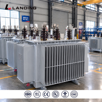 Transformateur triphasé immergé dans l'huile, abaisseur de tension, 11kV/0.4kV, 100kVA à 1600kVA, IEC60076 CE