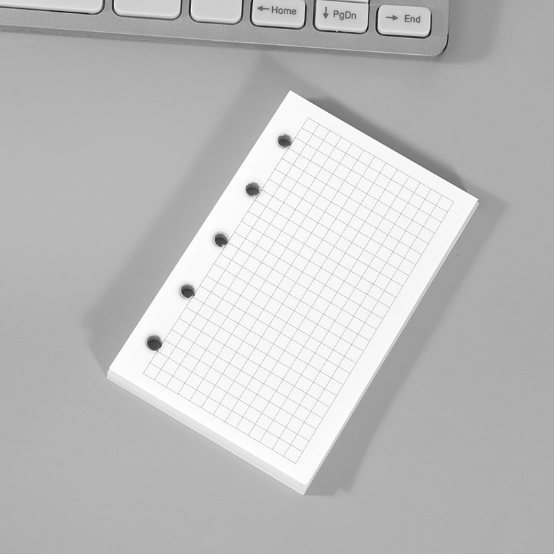 papier à noyau carré M5 blanc 40 pièces