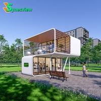Maison modulaire portable Apple Cabin, capsule spatiale préfabriquée pour l'hébergement touristique