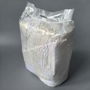 ผ้าทำความสะอาดโรงงานอุตสาหกรรม ซับน้ำมันได้ดี ผ้าฝ้ายหนา ผ้าฝ้ายสีขาว ผ้าขนหนูสำหรับทำความสะอาด - Product Image 1