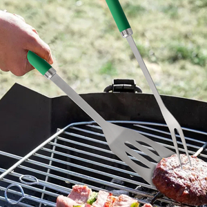 Juego de Barbacoa de 3 Piezas (Espátula, Pinzas y Tenedor) 34.5 cm. - Product Image 6