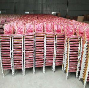 Silla de Lujo Apilable para Interiores y Exteriores, Personalizable, de Tela Colorida, para Hoteles, Banquetes, Bodas, Fiestas y Eventos - Product Image 6