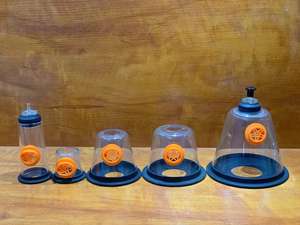 YSH <span class=keywords><strong>Veterinaria</strong></span> Conveniente y práctico para la anestesia en diferentes tamaños Veterinario Hospital Clínica Set Máscara de respiración de oxígeno - Product Image 4