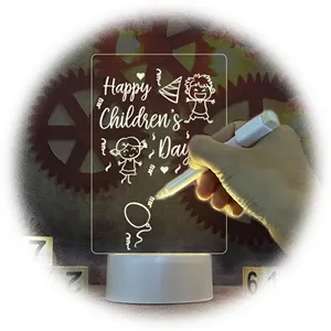 مصباح ليلي led إبداعي بموصل USB مصباح للاستعمال أثناء الإجازات مع قلم هدية للأطفال مصباح ليلي ديكوري لصديقة