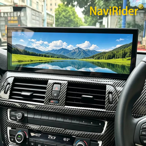 Pantalla de reproductor multimedia de video GPS para automóvil de 14.9 pulgadas para BMW Serie 3 Serie 4 F30 F31 F32 F33 2013-2019 EVO NBT Carplay Grabadora - Product Image 1