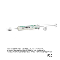 Pâte à souder et flux QTS KSLID F20 sans halogène, sans plomb, à base de colophane pour la réparation de téléphones mobiles et d'iPhone