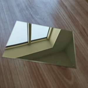 Feuille de miroir acrylique verte 1220x2440mm 4x8 pieds certifiée ISO 9001, surface résistante aux rayures, service de découpe, taille personnalisable - Product Image 4