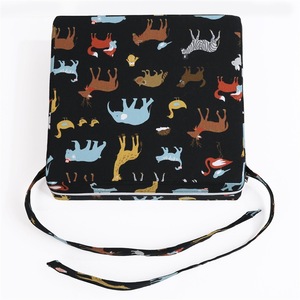 Cuscino booster per <span class=keywords><strong>sedia</strong></span> da pranzo per bambini rimovibile e lavabile impermeabile antiscivolo - Product Image 2