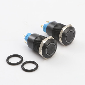 Offer Sample 1NO1NC <strong>Car</strong> Boat 10mm Ring Illuminated Metal <strong>Push</strong> <strong>Button</strong> <strong>Switch</strong> 16mm Led - Product Image 4