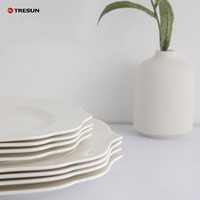 Vaisselle chinoise en céramique New Bone pour dîner et assiettes de restaurant haut de gamme pour mariage et restaurant