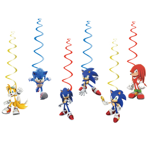 Factory <strong>Hedgehog</strong> <strong>Sonic</strong> Theme Happy <strong>Birthday</strong> Banner Balloon Set Mixed Color Latex Cake Topper Foil Material Party <strong>Decorations</strong> - Product Image 5