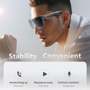 Lunettes de soleil intelligentes d'extérieur pour l'écoute de musique et la réponse aux appels, compatibles Bluetooth, pour usages multiples - Product Image 3
