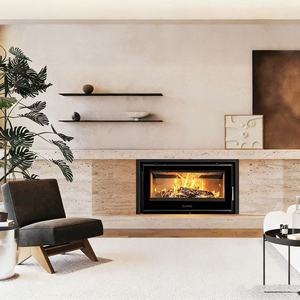 <span class=keywords><strong>Cheminée</strong></span> à bois de luxe, directement de l'usine, avec grande fenêtre en verre - Product Image 6